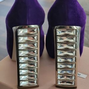 Miu Miu Crystal Heels